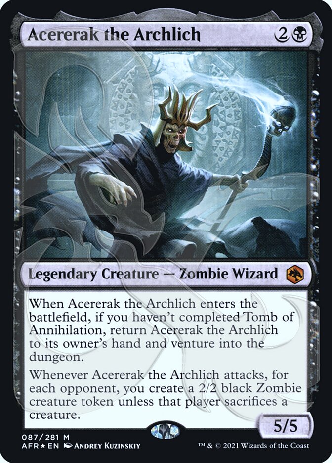 Acererak the Archlich (Ampersand Promo) [Dungeons & Dragons: Adventures in the Forgotten Realms Promos] | Tables and Towers