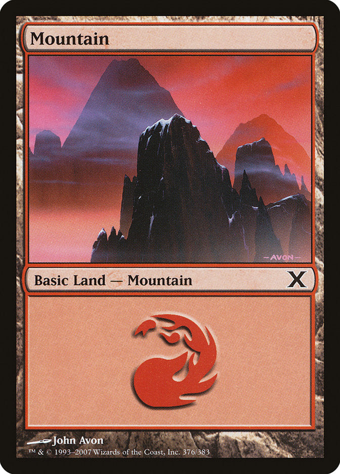 Mountain (376) [Tenth Edition] | Tables and Towers