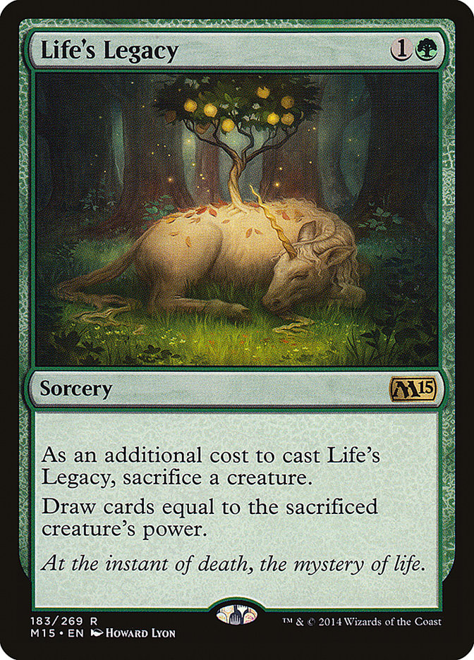 Life's Legacy [Magic 2015] | Tables and Towers