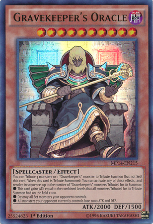 Gravekeeper's Oracle [MP14-EN215] Ultra Rare | Tables and Towers