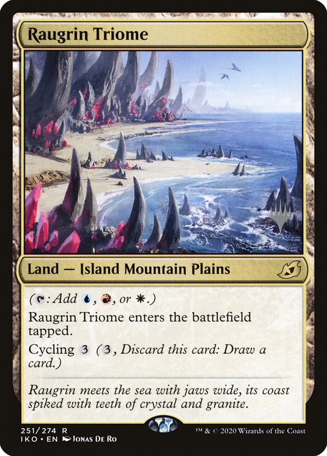 Raugrin Triome (Promo Pack) [Ikoria: Lair of Behemoths Promos] | Tables and Towers