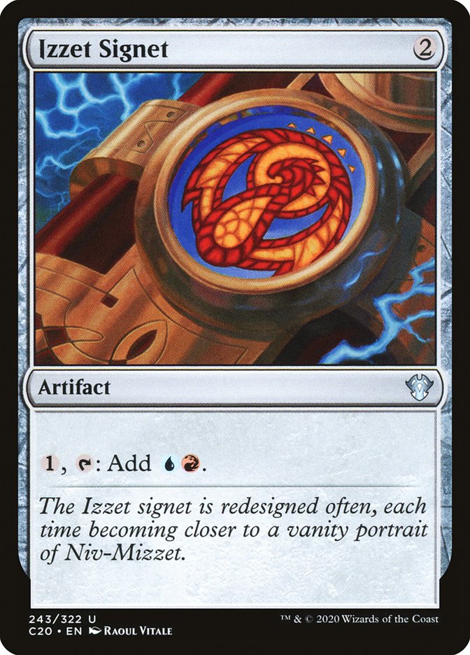 Izzet Signet [Commander 2020] | Tables and Towers