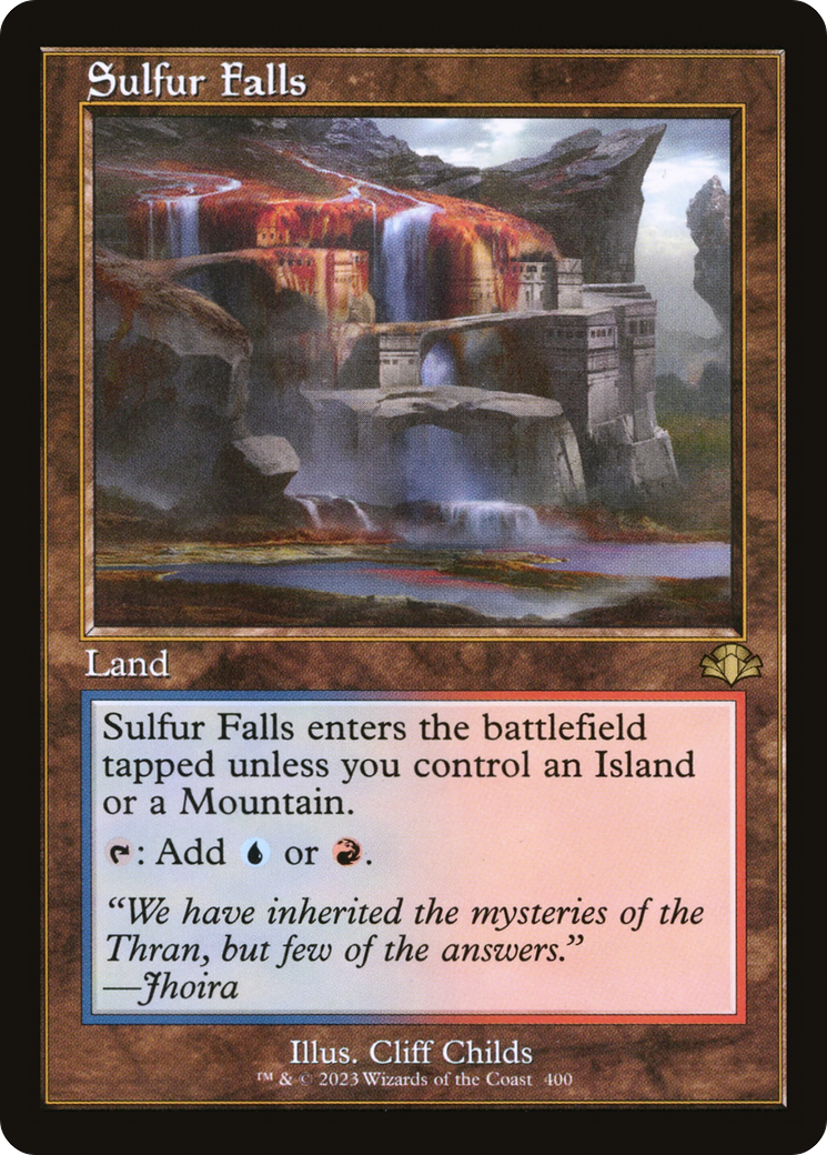 Sulfur Falls (Retro) [Dominaria Remastered] | Tables and Towers