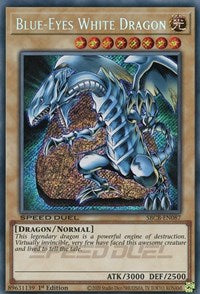 Blue-Eyes White Dragon (Secret) [SBCB-EN087] Secret Rare | Tables and Towers