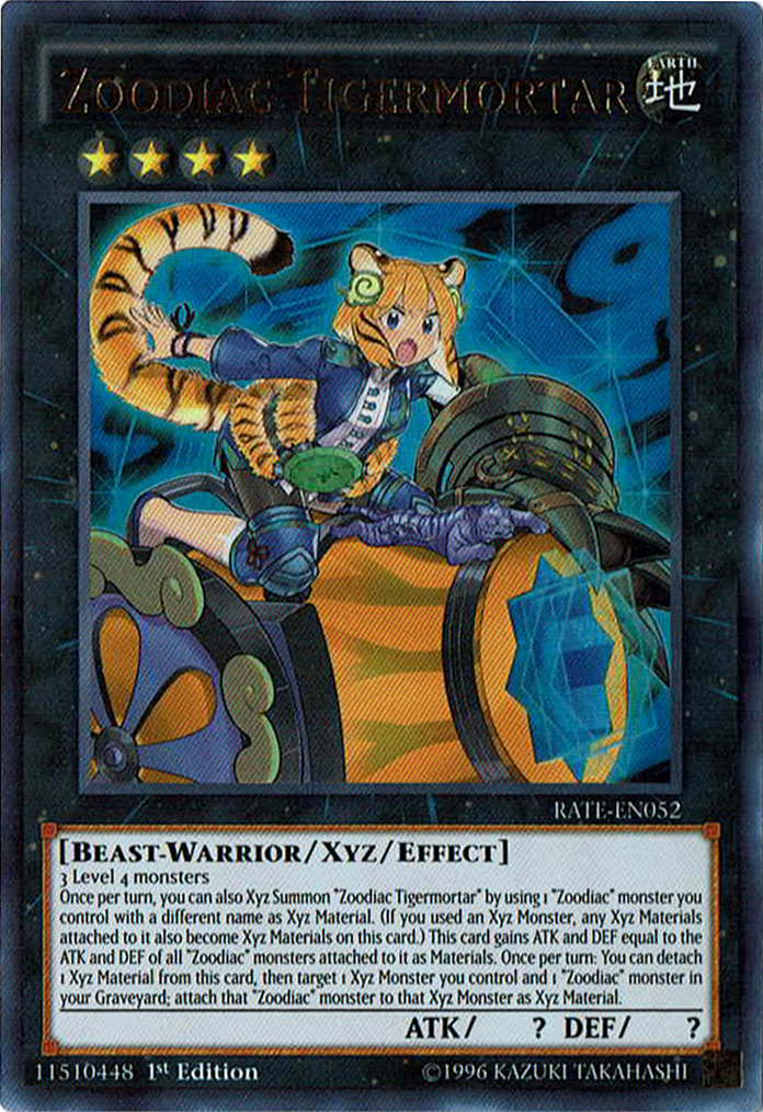 Zoodiac Tigermortar [RATE-EN052] Ultra Rare | Tables and Towers