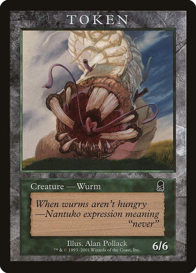 Wurm Token [Magic Player Rewards 2002] | Tables and Towers