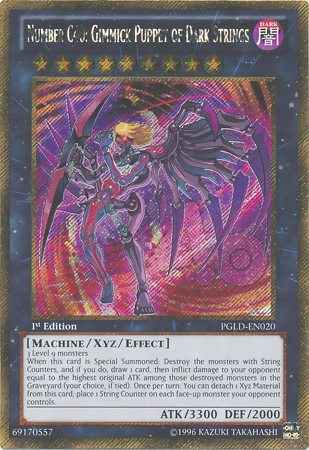 Number C40: Gimmick Puppet of Dark Strings [PGLD-EN020] Gold Secret Rare | Tables and Towers