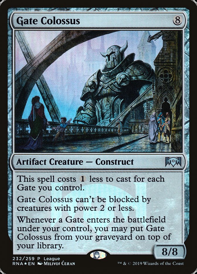 Gate Colossus (League) [Ravnica Allegiance Promos] | Tables and Towers