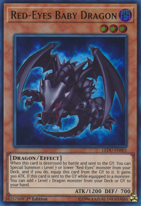 Red-Eyes Baby Dragon [LEDU-EN001] Ultra Rare | Tables and Towers