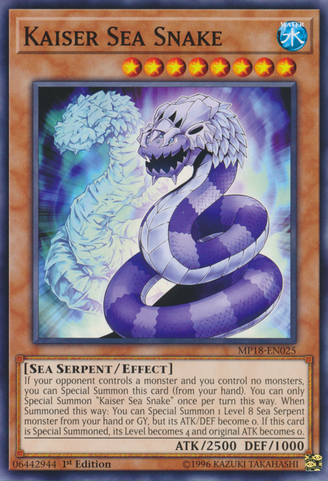 Kaiser Sea Snake [MP18-EN025] Common | Tables and Towers