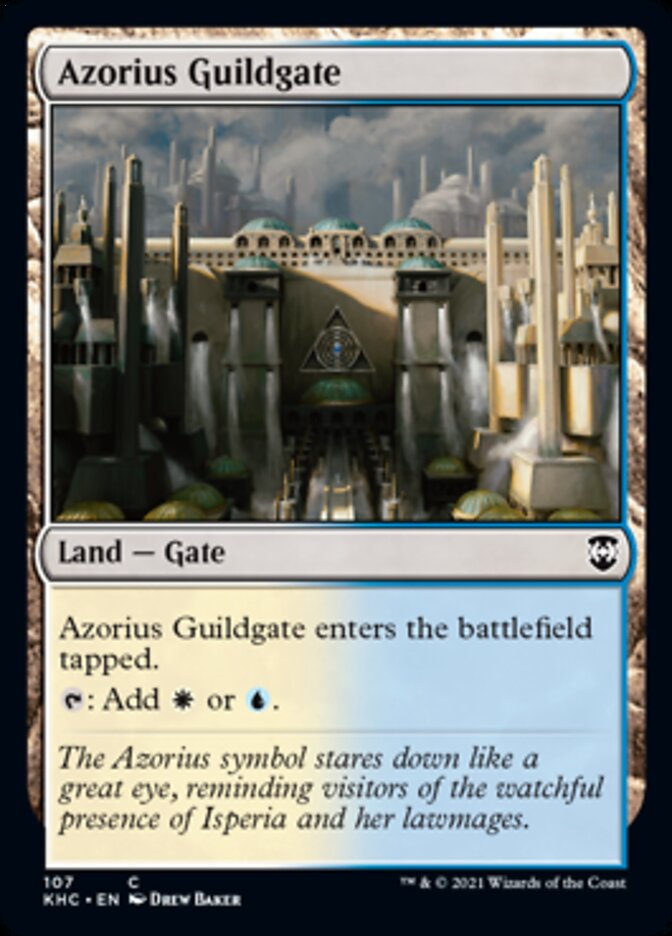 Azorius Guildgate [Kaldheim Commander] | Tables and Towers