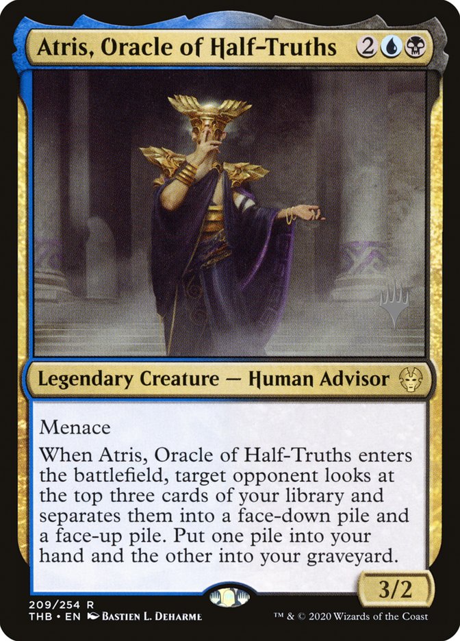 Atris, Oracle of Half-Truths (Promo Pack) [Theros Beyond Death Promos] | Tables and Towers