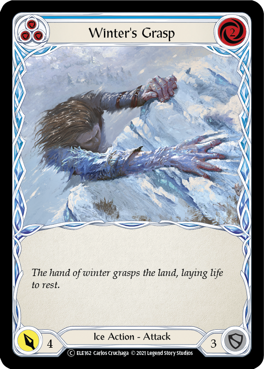 Winter's Grasp (Blue) [U-ELE162] (Tales of Aria Unlimited)  Unlimited Normal | Tables and Towers