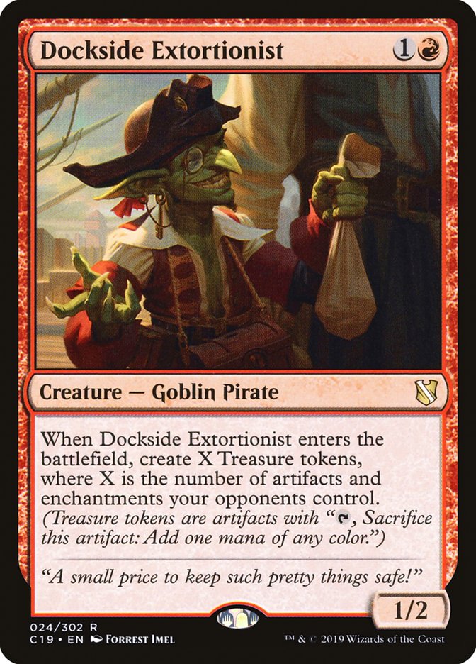 Dockside Extortionist [Commander 2019] | Tables and Towers