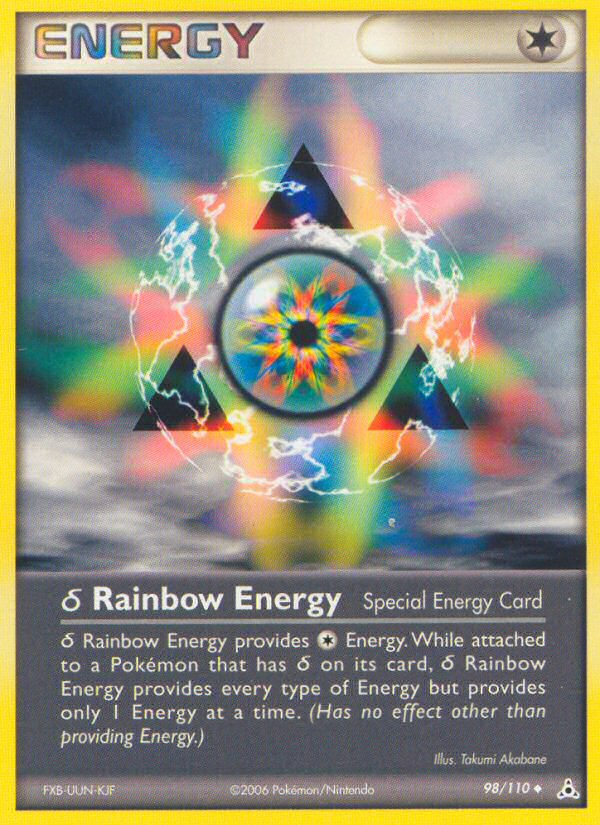 Rainbow Energy (98/110) (Delta Species) [EX: Holon Phantoms] | Tables and Towers