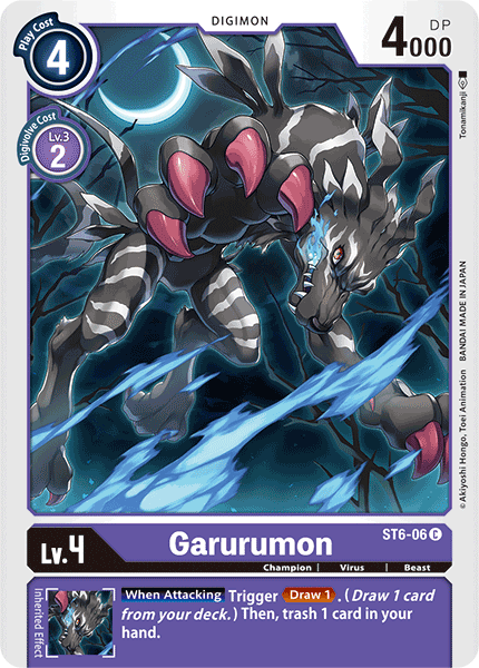 Garurumon [ST6-06] [Starter Deck: Venomous Violet] | Tables and Towers