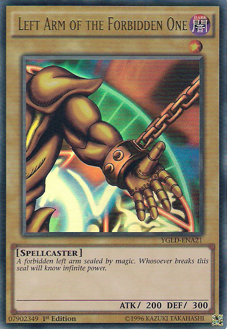 Left Arm of the Forbidden One [YGLD-ENA21] Ultra Rare | Tables and Towers