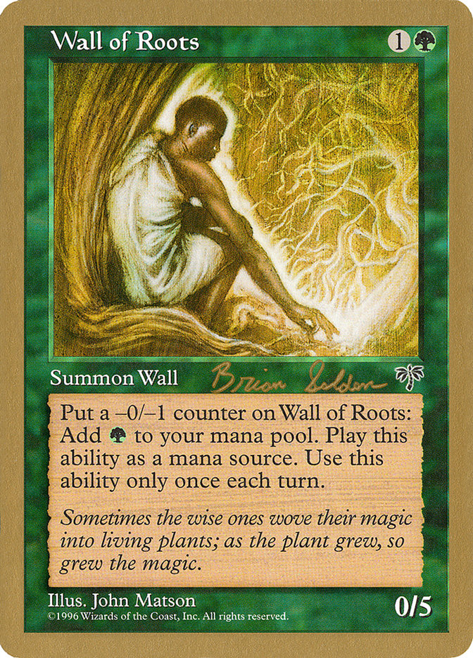 Wall of Roots (Brian Selden) [World Championship Decks 1998] | Tables and Towers