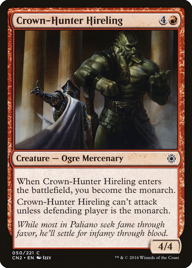 Crown-Hunter Hireling [Conspiracy: Take the Crown] | Tables and Towers