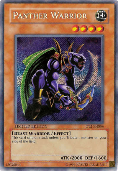 Panther Warrior [CT2-EN006] Secret Rare | Tables and Towers