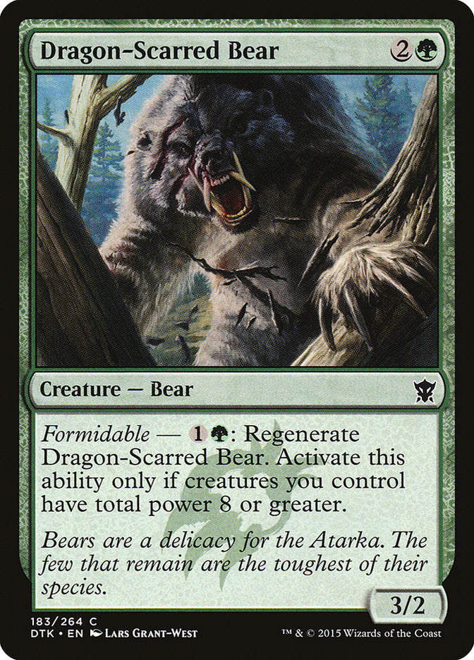 Dragon-Scarred Bear [Dragons of Tarkir] | Tables and Towers