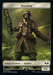 Soldier (004) // Vanguard Suppressor Double-Sided Token (Surge Foil) [Warhammer 40,000 Tokens] | Tables and Towers