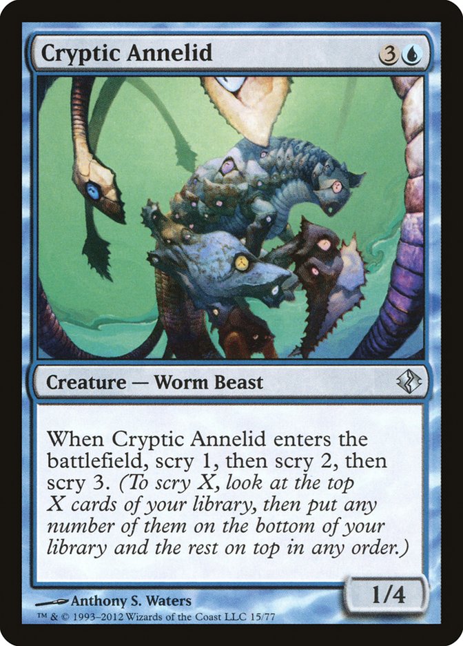 Cryptic Annelid [Duel Decks: Venser vs. Koth] | Tables and Towers