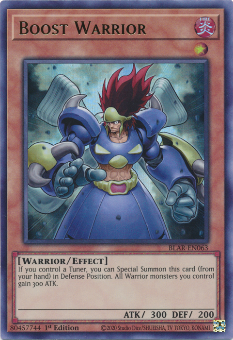 Boost Warrior [BLAR-EN063] Ultra Rare | Tables and Towers