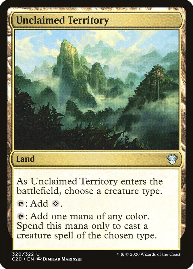 Unclaimed Territory [Commander 2020] | Tables and Towers