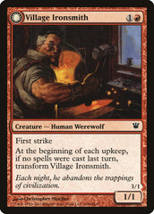 Village Ironsmith // Ironfang [Innistrad] | Tables and Towers