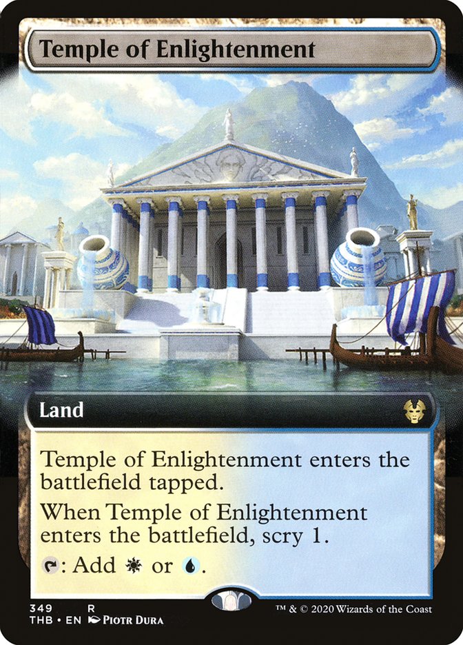 Temple of Enlightenment (Extended Art) [Theros Beyond Death] | Tables and Towers