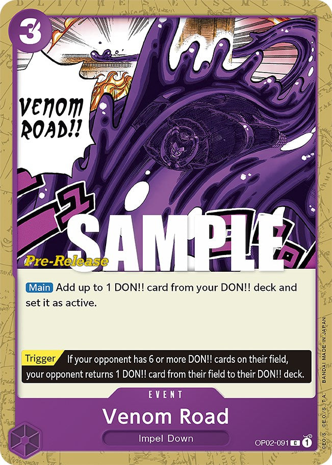 Venom Road [Paramount War Pre-Release Cards] | Tables and Towers