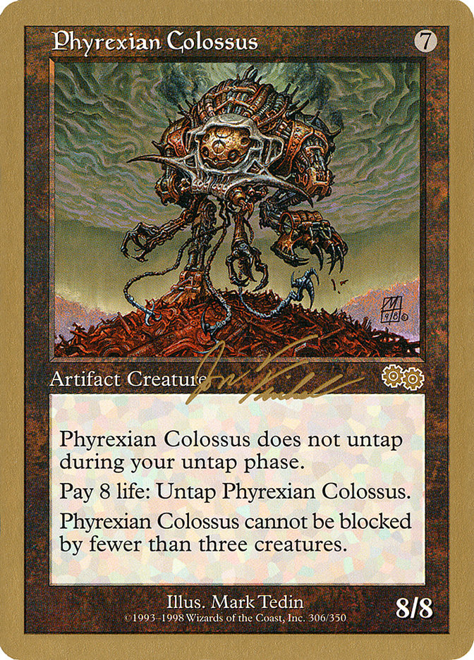 Phyrexian Colossus (Jon Finkel) [World Championship Decks 2000] | Tables and Towers