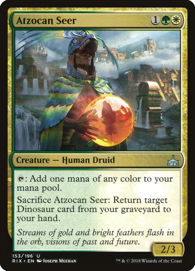 Atzocan Seer [Rivals of Ixalan] | Tables and Towers