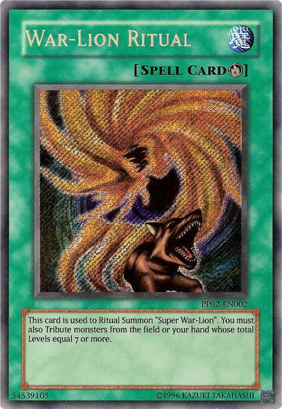 War-Lion Ritual [PP02-EN002] Secret Rare | Tables and Towers