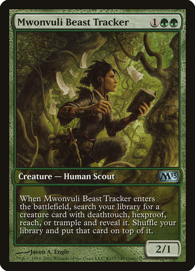 Mwonvuli Beast Tracker (Game Day) [Magic 2013 Promos] | Tables and Towers