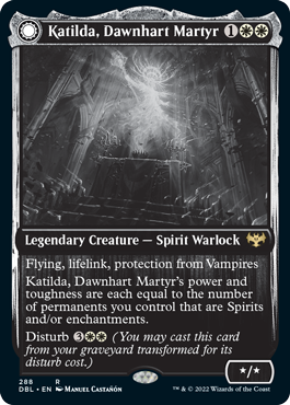 Katilda, Dawnhart Martyr // Katilda's Rising Dawn [Innistrad: Double Feature] | Tables and Towers