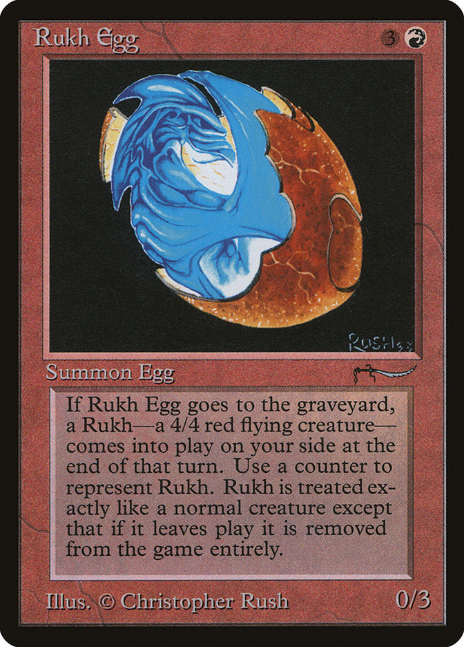 Rukh Egg (Dark Mana Cost) [Arabian Nights] | Tables and Towers