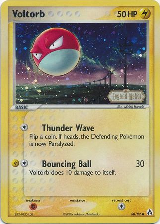 Voltorb (68/92) (Stamped) [EX: Legend Maker] | Tables and Towers