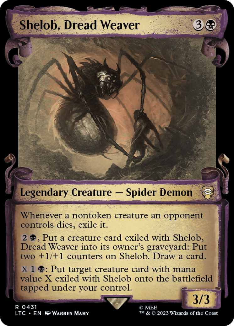 Shelob, Dread Weaver [The Lord of the Rings: Tales of Middle-Earth Commander Showcase Scrolls] | Tables and Towers