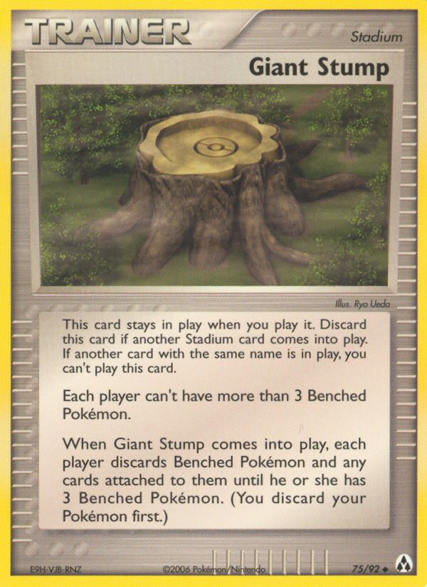 Giant Stump (75/92) [EX: Legend Maker] | Tables and Towers