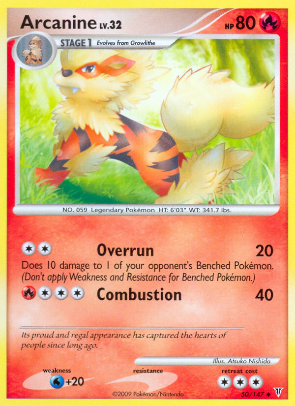 Arcanine (50/147) [Platinum: Supreme Victors] | Tables and Towers