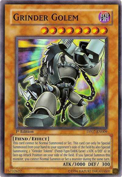 Grinder Golem [DP07-EN009] Super Rare | Tables and Towers