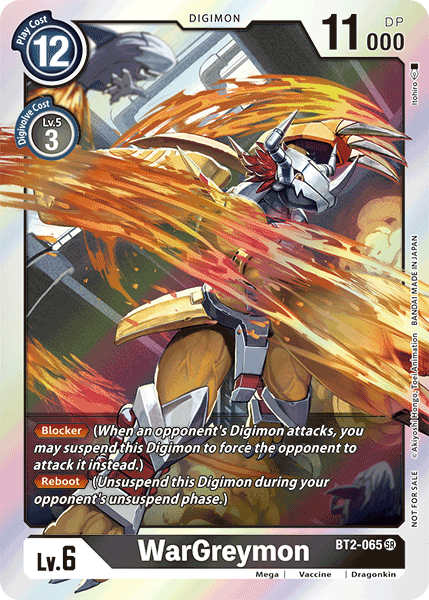 WarGreymon [BT2-065] (Alternative Art - Box Topper) [Classic Collection] | Tables and Towers