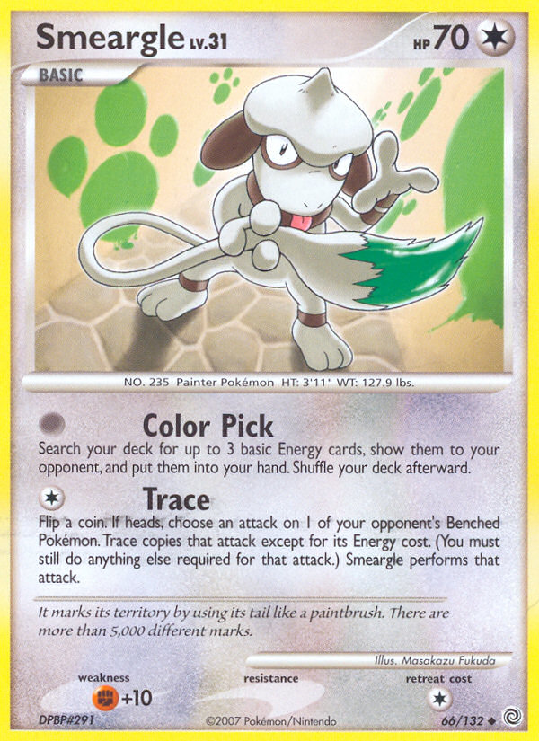 Smeargle (66/132) [Diamond & Pearl: Secret Wonders] | Tables and Towers