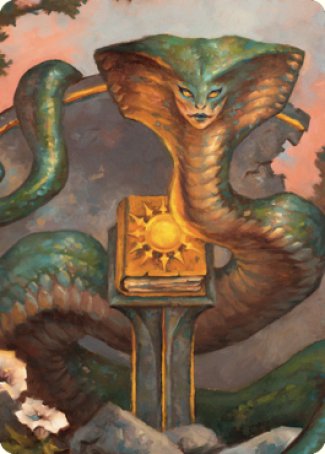 Guardian Naga Art Card [Commander Legends: Battle for Baldur's Gate Art Series] | Tables and Towers