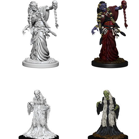 Nolzur's Marvelous Miniatures - Green Hag & Night Hag | Tables and Towers