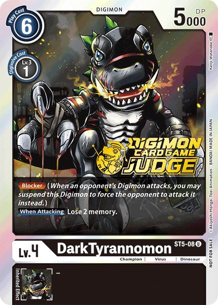 DarkTyrannomon [ST5-08] (Judge Pack 1) [Starter Deck: Machine Black Promos] | Tables and Towers