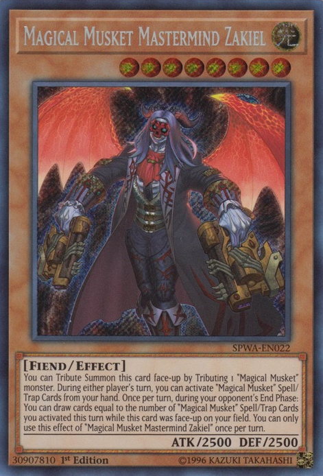 Magical Musket Mastermind Zakiel [SPWA-EN022] Secret Rare | Tables and Towers