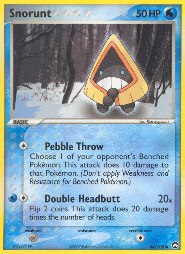 Snorunt (64/108) [EX: Power Keepers] | Tables and Towers